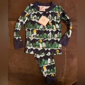 NWT Hanna Andersson Yeti Two Piece Pajama Set 18-24 months